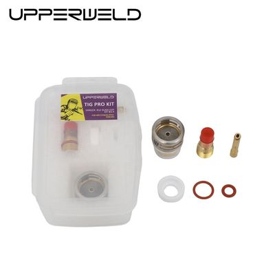 Kit di coppe di vetro Pyrex per lenti a gas per la collezione 2.4 mm Chiara per WP17 18 26 Torcia di saldatura