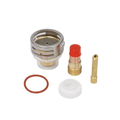 WP17 18 26 Tig Consumabili Torcia Lenti a gas Wedge Collect Pyrex Glass Cup Kit 0.05kg 2.4mm
