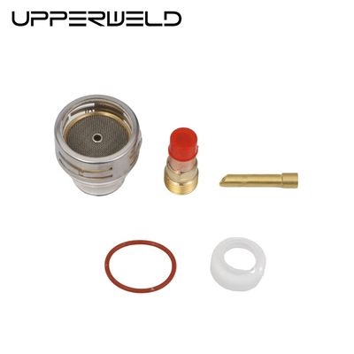 WP17 18 26 Tig Consumabili Torcia Lenti a gas Wedge Collect Pyrex Glass Cup Kit 0.05kg 2.4mm