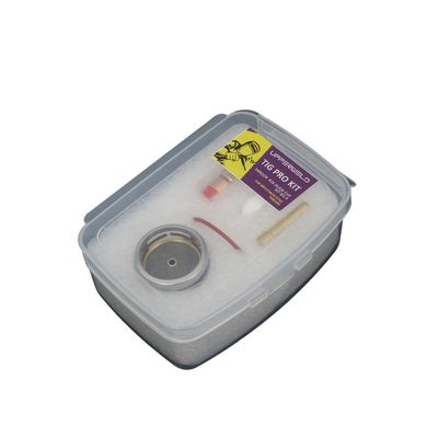 WP17 18 26 Tig Consumabili Torcia Lenti a gas Wedge Collect Pyrex Glass Cup Kit 0.05kg 2.4mm