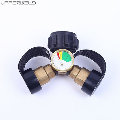 Serbatoio di propano esterno Y-splitter con indicatore di livello e presa di filo QCC-1