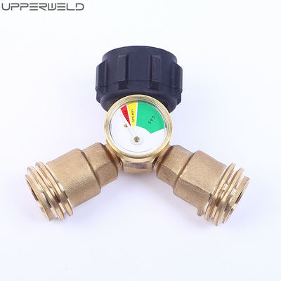 Serbatoio di propano esterno Y-splitter con indicatore di livello e presa di filo QCC-1