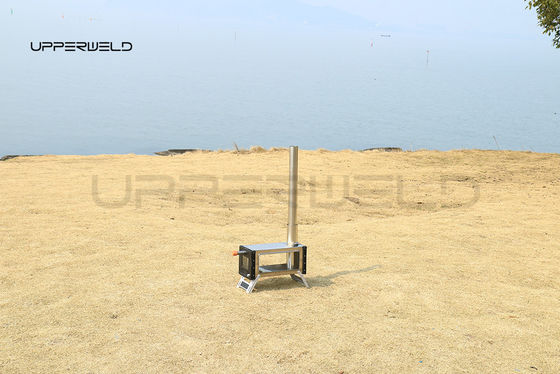 Stufa per riscaldamento esterno Stufa pieghevole a carbone di legno portatile in acciaio inossidabile 304 per campeggio