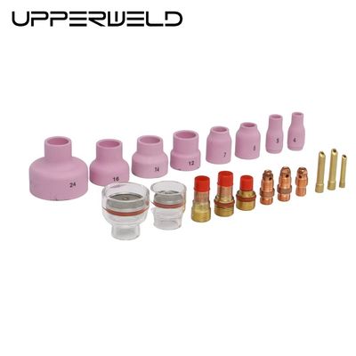 Lenti a gas cuneo raccogliere Coppa di vetro e ceramica Tig Saldatura ugello set ideale per la saldatura