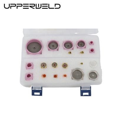 Lenti a gas cuneo raccogliere Coppa di vetro e ceramica Tig Saldatura ugello set ideale per la saldatura