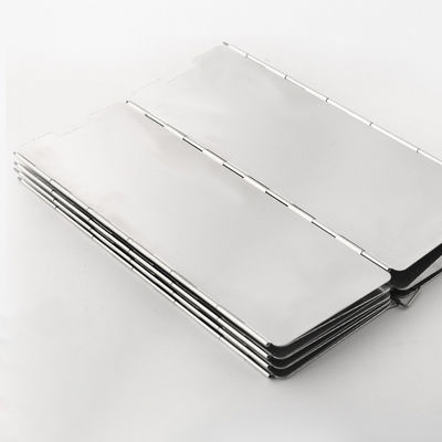 Parabrezza in alluminio Stufa da campeggio Parabrezza con sacchetto da trasporto Bruciatore di butano leggero 290g
