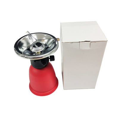 Stufa da campeggio ad ago comodamente montata per cucinare all'aperto e per le avventure