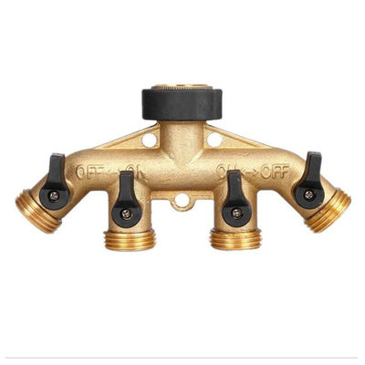 Tubo da giardino di 50 piedi Tubo d'acqua espandibile con tripli core in lattice e accessori in ottone solido