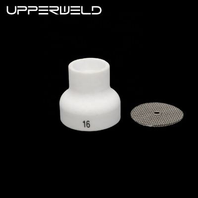 Coppe di saldatura in vetro Tig per WP17 18 26 16 53NQCN Torcia per consumabili di saldatura in ceramica