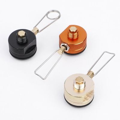 Supporto personalizzato OBM Nero Arancio Camper Stufa Bruciatori Serbatoio di propano Riempimento adattatore
