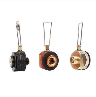 Supporto personalizzato OBM Nero Arancio Camper Stufa Bruciatori Serbatoio di propano Riempimento adattatore