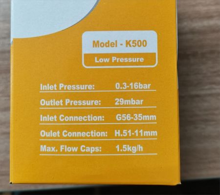Valvola a gas liquido in stile Iraq superiore regolatore di pressione del gas liquido con struttura in plastica e ferro
