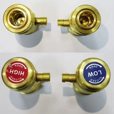 R744 Accoppiatore rapido per la ricarica del refrigerante nelle apparecchiature industriali di refrigerazione