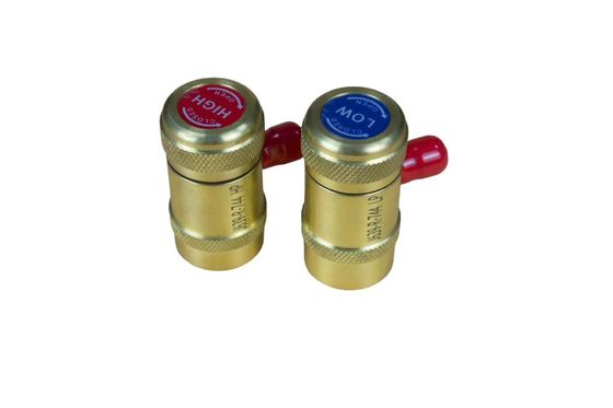 R744 Tecnologia di compressione dell'aria Manifold Gauge Set per la fluorificazione del refrigerante 744