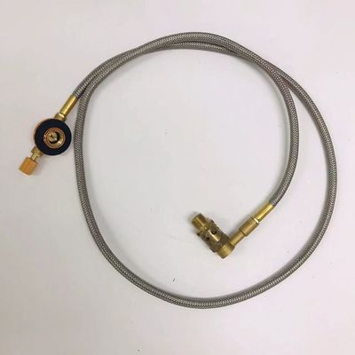 Adattatore di tubi di valvola per stufe a gas pronto per il picnic e connettore del cilindro per cucinare all'aperto