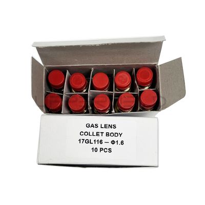 Consumi di saldatura per le torce TIG 17GL116 Lenti a gas 10N23S e 10N25S