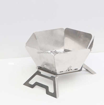 Fuori Campeggio Fuoco Pit BBQ Fuoco da campo a carbone con finitura resistente agli graffi