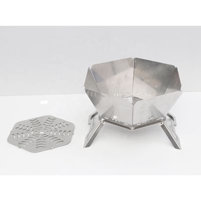 Fuori Campeggio Fuoco Pit BBQ Fuoco da campo a carbone con finitura resistente agli graffi