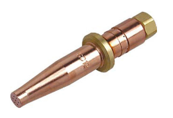 Nozzolo di saldatura ad acetilene a gas per una lunghezza di torcia di 50 mm e prestazioni di saldatura durevoli