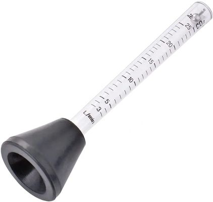 Misuratore di flusso trasparente da 25 ml per saldatori Mig Tig Gas adatto CO2/Argon