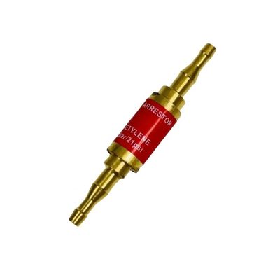 Oxygen Acetylene Flashback Arrestor Adapter di taglio per regolatore di pressione