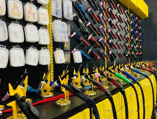 Tig Saldatura Torcia raffreddata ad aria parti del corpo della testa flessibile per WP9/20 Durable e flessibile