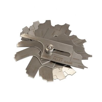 Scalatore di saldatura in acciaio inossidabile MG-11 per la misurazione accurata dell'altezza della perla e dell'intervallo di cucitura