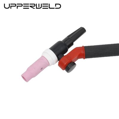 Torcia di saldatura flessibile WP17 NR17 TIG con testa girevole superiore e rotazione a 360 gradi