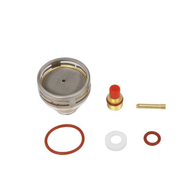 Superiore 24 53NQCN WP9 20 2,4 mm TIG Consumabili per saldature Kit di coppe di vetro Pyrex per saldatura
