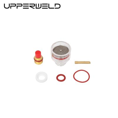 Superiore 24 53NQCN WP9 20 2,4 mm TIG Consumabili per saldature Kit di coppe di vetro Pyrex per saldatura