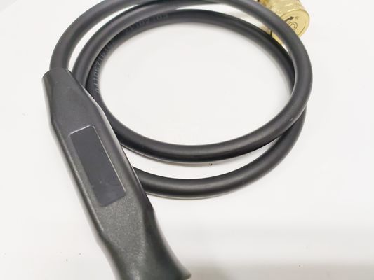 Mapp di controllo della fiamma regolabile in oro nero/torcia al propano con grilletto e tubo