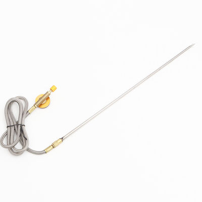 Tubo di adattamento del gas in acciaio inossidabile per BBQ Fire Starter Camping Stove Valvola di riempimento del gas