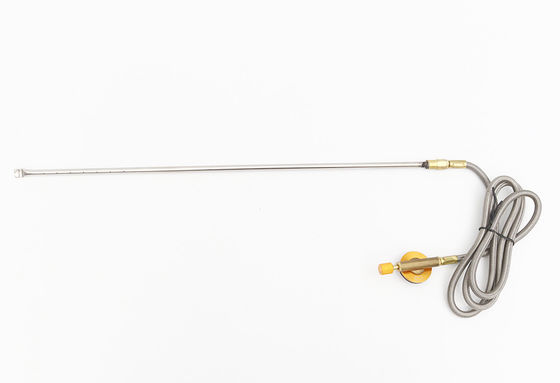 Tubo di adattamento del gas in acciaio inossidabile per BBQ Fire Starter Camping Stove Valvola di riempimento del gas