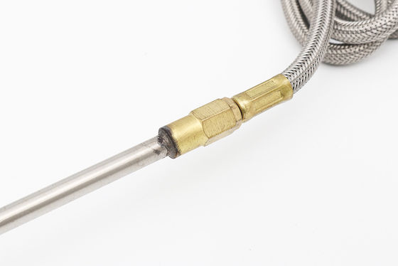 Tubo di adattamento del gas in acciaio inossidabile per BBQ Fire Starter Camping Stove Valvola di riempimento del gas