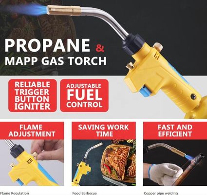Compatto 27.5*10*3.6 Meas Propano MAPP Torcia di saldatura a gas per saldatura