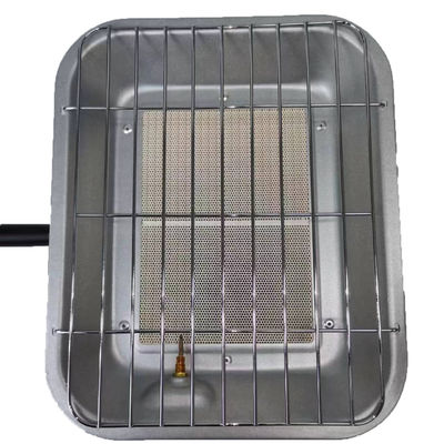 Riscaldatore esterno di spazio bruciatore regolabile per patio con elemento ceramico e dispositivo di sicurezza