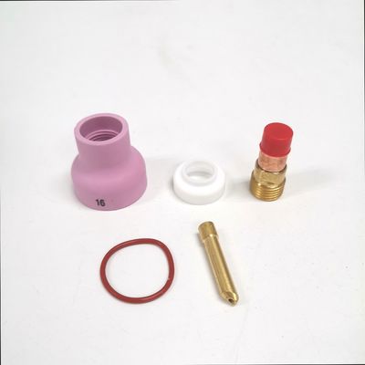 WP17 18 26 Tig Consumabili Torcia Lenti a gas Cuneo Collezione Champagne ugello 53NACN Kit
