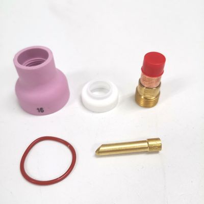 WP17 18 26 Tig Consumabili Torcia Lenti a gas Cuneo Collezione Champagne ugello 53NACN Kit