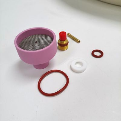 Torcia di saldatura 53NACN WP9 20 Kit di ugelli in ceramica Lenti a gas Cuneo raccogliere per consumabili Tig