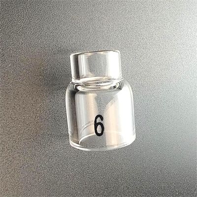 UPPERWELD 13NQ10-6 7 8 ugello di vetro trasparente Perfetto per torcia di saldatura Tig professionale