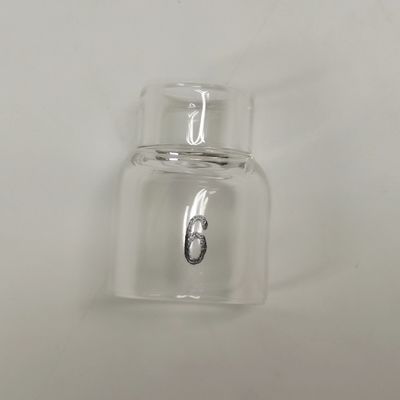 UPPERWELD 53NQ60-6 ugello in vetro trasparente per torcia di saldatura Tig