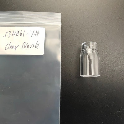 Superiore saldatura 53NQ61-7 Tig Saldatura Torcia accessorio ugello di vetro trasparente per la saldatura Tig