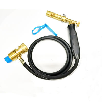 ODM Copper Burner Head Blowtorch Mapp Gas Hand Torch 1.5m Hose per il riscaldamento Torcia di saldatura