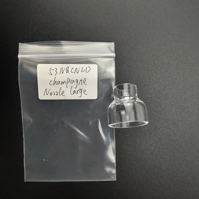 Coppe di quarzo trasparente per saldatura a tig di precisione