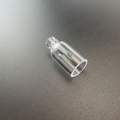 Nozzolo di vetro trasparente e tazze di quarzo UPPERWELD 54NQ16-6 per la precisione della torcia di saldatura Tig
