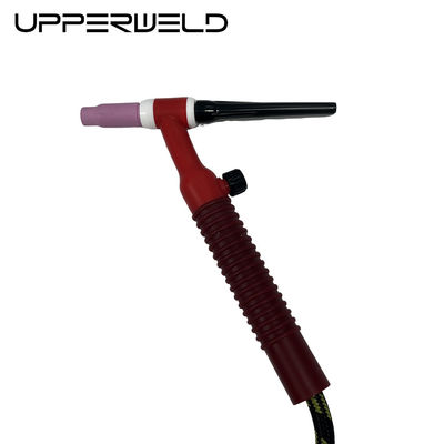 Torcia di saldatura professionale UPPERWELD WP26FV TIG con lunghezza del cavo di 8 m e tipo di gas Tig