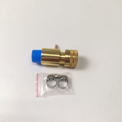 1-20 denti filo sinistro Superiore di ottone solido Valvola del serbatoio di regolazione dell'ossigeno N.W. 223.6g