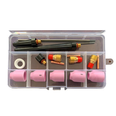 Saldatura Torcia Lenti a gas Wedge Collect Kit ugello ceramico per consumabili di saldatura Tig