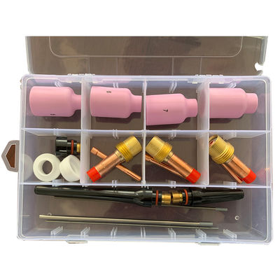 Saldatura Torcia Lenti a gas Wedge Collect Kit ugello ceramico per consumabili di saldatura Tig