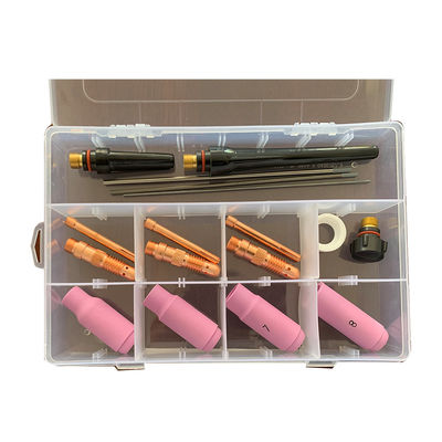 Saldatura Torcia Lenti a gas Wedge Collect Kit ugello ceramico per consumabili di saldatura Tig
